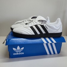 Adidas Women's Samba LT Patent Leather Size 7 White Black JI2706 