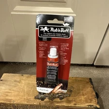 EBONY Rub 'n Buff Black Metallic Finish Metal & Wood Restore 'n Repair 76369J  