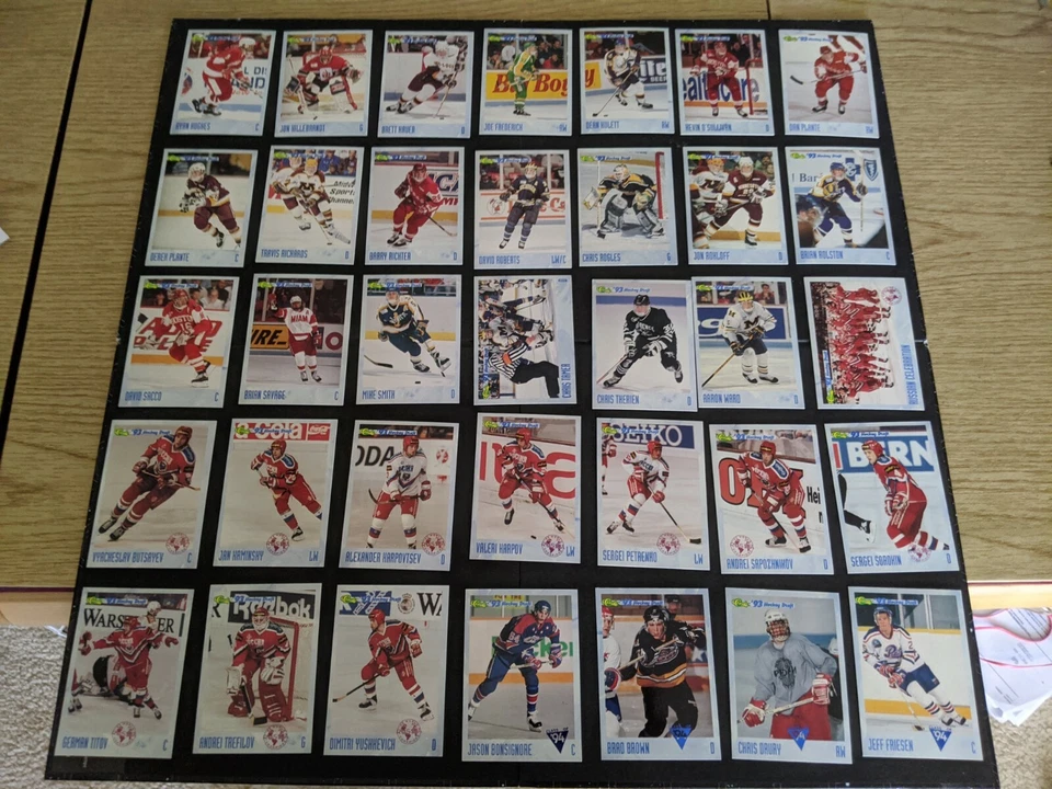 1993 Classic Hockey Draft Cards #1 -150 & Inserts Nr Mt & Mint Canadians Welcome - Image 2 of 3