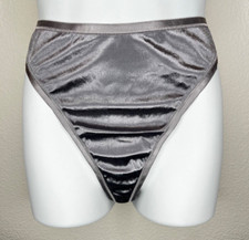 NWOT Y2K Victoria's Secret Second Skin Satin Thong RARE