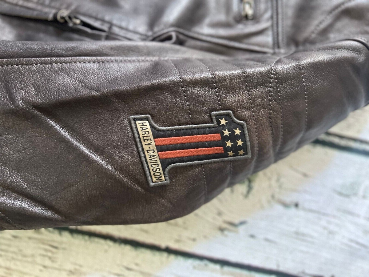 Harley Davidson Men Marmax Racing Eagle Leather Jacket Harley Davidson Men Marmax Racing Eagle Leather Jacket