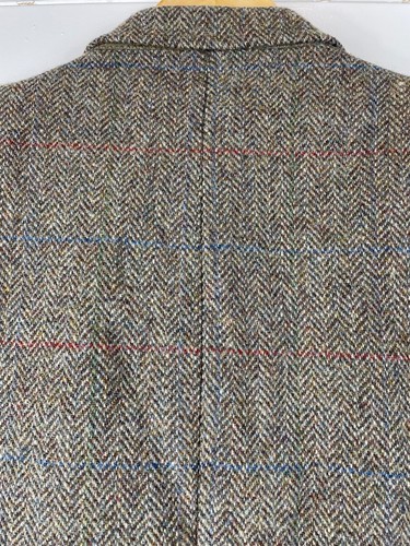 J. Cappotto sportivo uomo Press Harris tweed plymout taglia 43R multicolore spina di pesce - Foto 5 di 11