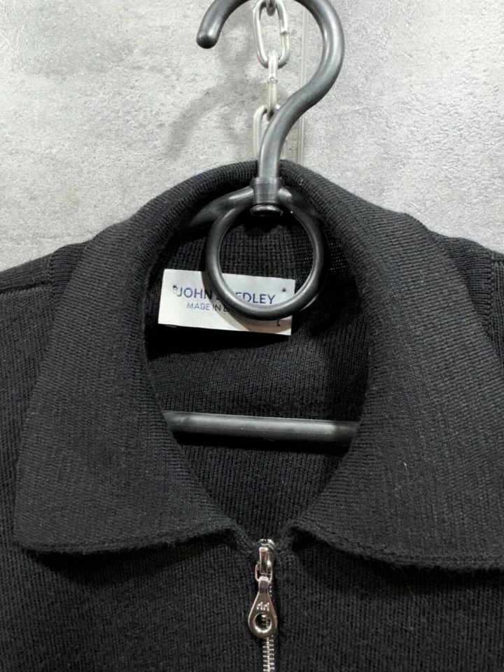 Cárdigan de lana con cremallera John Smedley para hombre talla L Foto 2 de 4