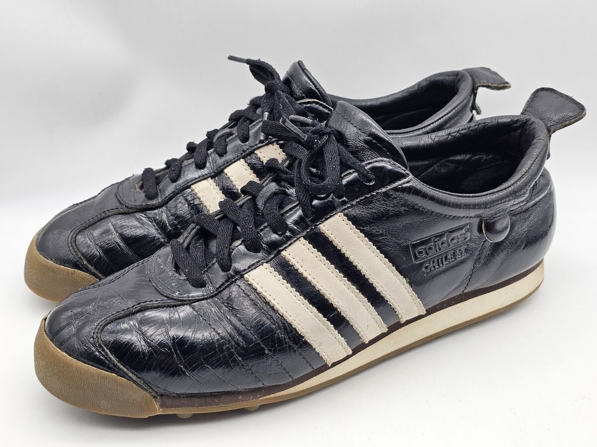 Vintage Adidas Y2k Shoes Chile 62 Black Patent Leather Vintage Adidas Y2k Shoes Chile 62 Black Patent Leather