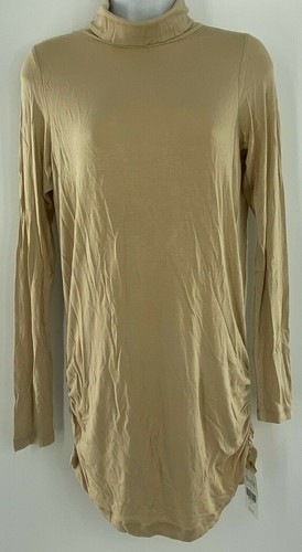 Ropa de sombra maternidad cuello alto tostado apresurado elástico manga larga mujer mediana - Imagen 1 de 5