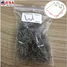 500X Plastic Welding Wave Hot Staples Stapler 0.8mm For Car Bumper Repair Patch
