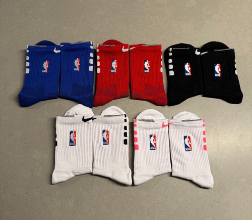 Nike NBA AUTHENTICS - Elite Quick Socks - All Colors - Mid Length All Large - Picture 2 of 31