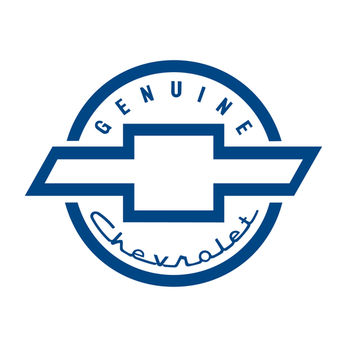 Chevy Chevrolet Genuine Circle Logo die cut decal Made in USA 6+yr - Picture 25 of 56