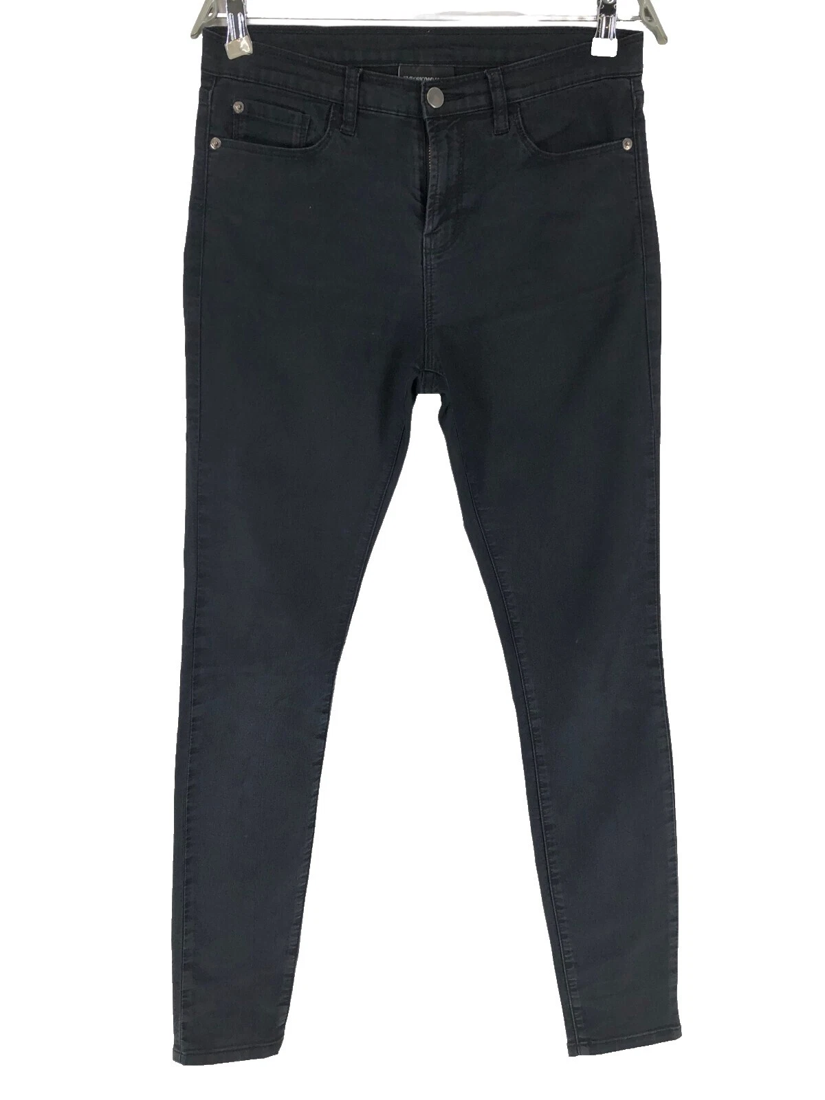 Pantalones Negros De Algodón Emporio Armani Para Hombres