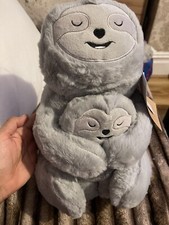 Sloth mum hot water bottle & baby sloth Hot Water  Bottle