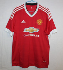 Manchester United Home 2015/2016 Adidas AC1414 Soccer Shirt Football Jersey - L