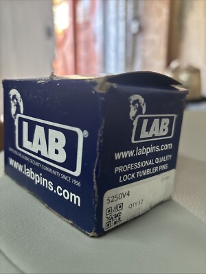 LAB Lock Tumbler Flat Bottom Pins 1800 Pack 5250V4 .250-B5 Genuine OEM