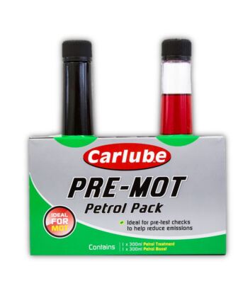 Carlube Pre-MOT Petrol Pack Petrol Treatment & Boost 2x 300ml