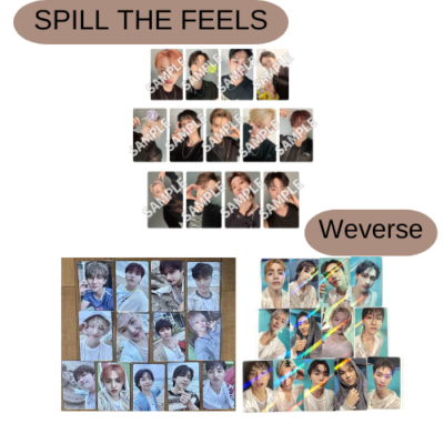 SEVENTEEN SPILL THE FEELS Weverse JAPAN LUCKY DRAW POB SEVENTEEN SPILL THE FEELS Weverse JAPAN LUCKY DRAW POB