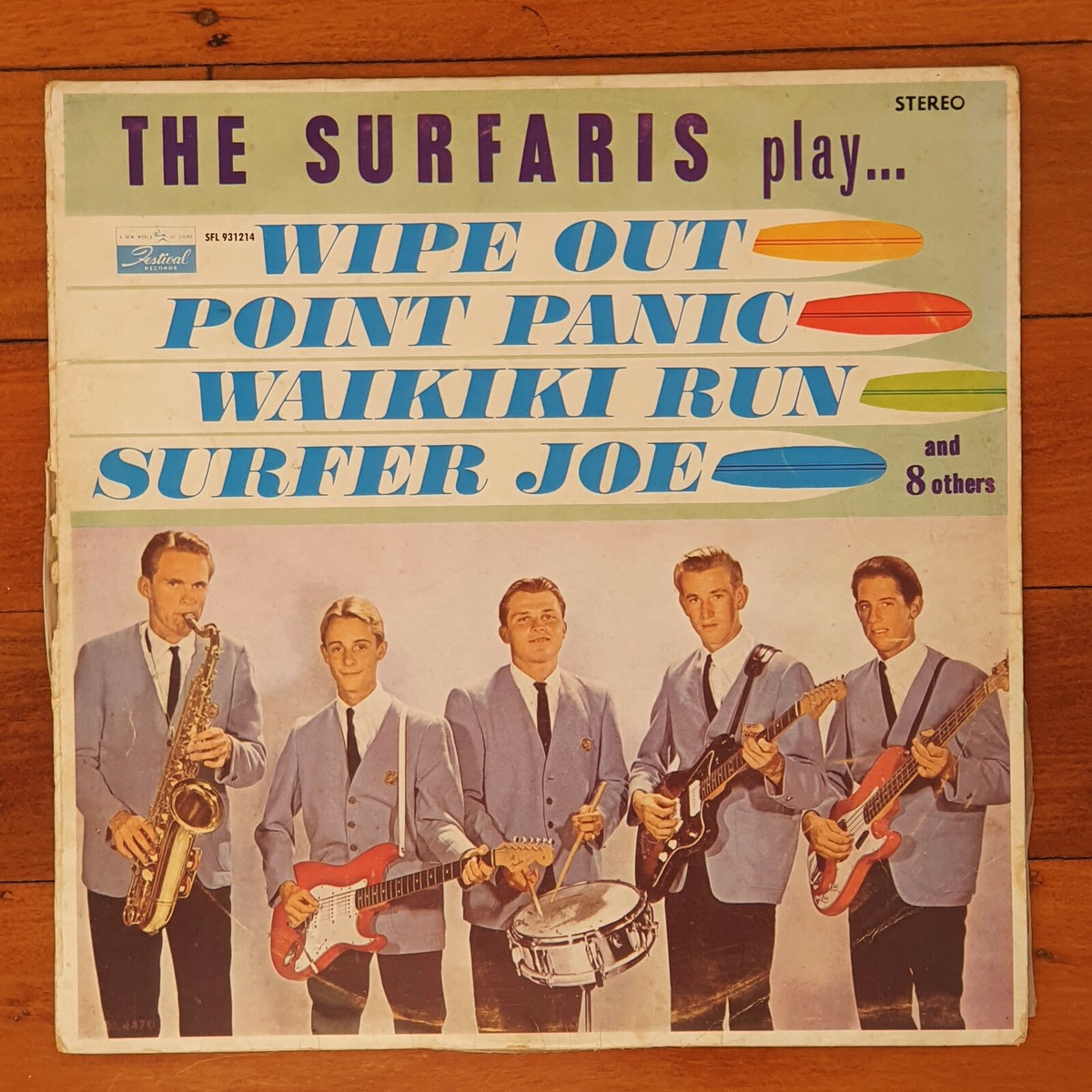 SURFING SURF VINYL LP THE SURFARIS PLAY WIPE OUT POINT PANIC WAIKIKI RUN  SURFER | eBay