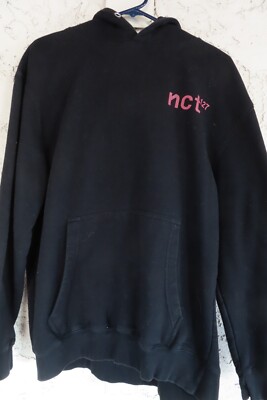 K-Pop NCT 127 Neo City USA The Origin Black Hoodie sz L