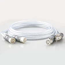 Pair Silver Plated Data Cable Male Female XLR HiFi Audio Cable Interconnect Line
