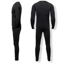 Winter Thermal Underwear Ski Warm Base Layer Tight Long Johns Top and Bottom Set