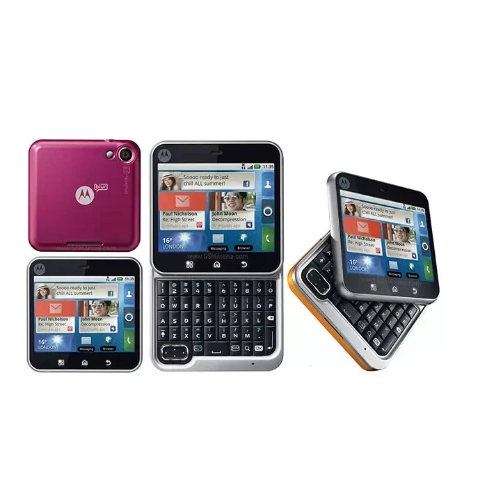 Original Smartphone Motorola Flipout MB511 3MP Camera 3G QWERTY Mobile Phone - Image 2 of 4