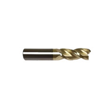 1/8" 3 FLUTE 37 HELIX CARBIDE END MILL FOR ALUMINUM ZRN COATED