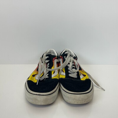 Vans Old Skool Flames Skateboarding Shoes Mens 9 Womens 10.5  display picture 3