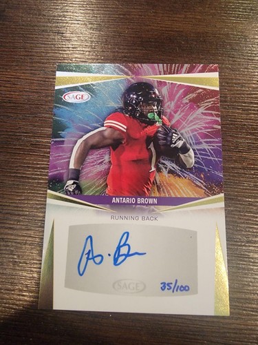 2025 Sage Football Autos Low and High Series - PICK YOUR PLAYER FREE SHIPPING - 第 2/31 張圖片