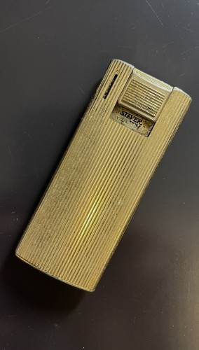 Vieux Briquet à Essence Silver Match - Modèle Vintage Ref K
