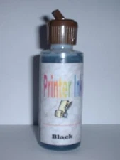 8 oz bulk Black ink refill any brand printer HP Lex   