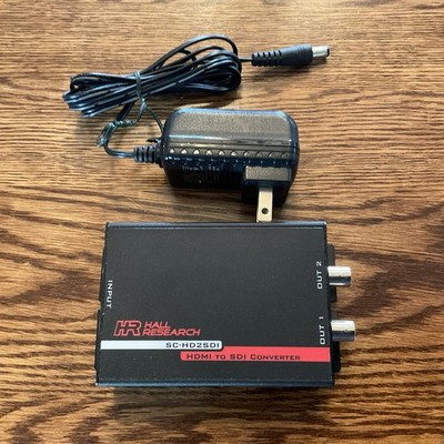 Hall Research SC-HD2SDI Micro Converter HDMI to 2 - SDI Tested Free Shipping