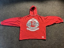 Vintage Ohio State Buckeyes Hoodie Mens XL NCAA Football Logo 7 80s 90s Pullover