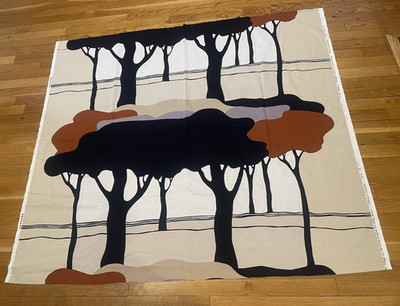 Int'l Printworks Fabric Wallhanging, APIA  Art Deco Vintage Mid Century