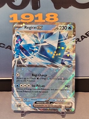 Pokmon TCG Pokmon Regice ex Regice Double Rare Holo | eBay