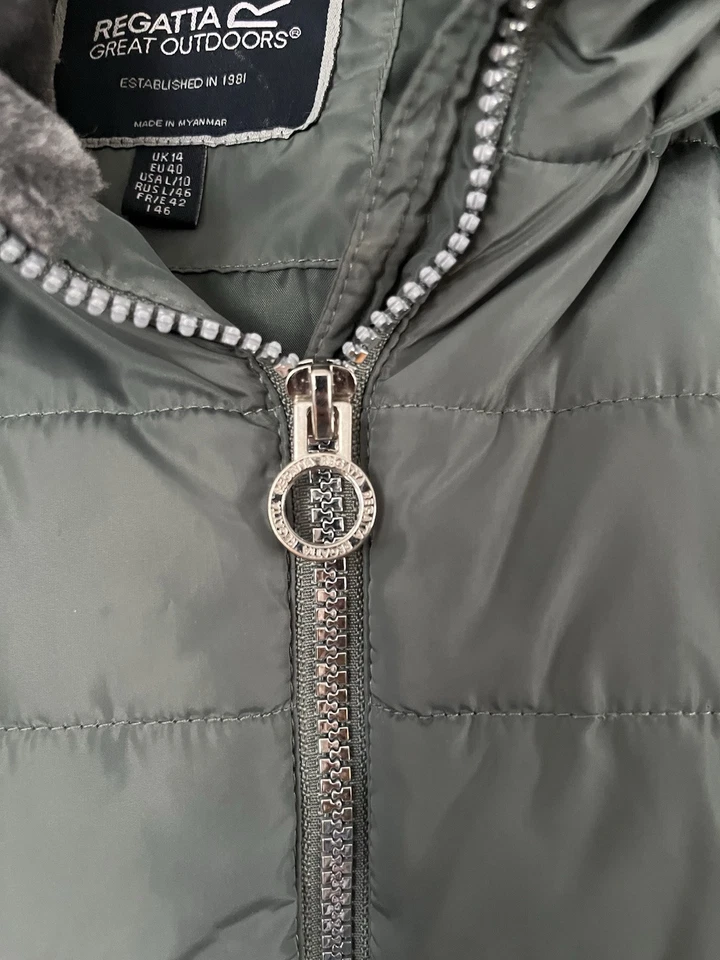 Chaqueta para mujer Regatta talla 14 verde salvia Foto 4 de 4