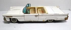 VTG Bandai 1958 Lincoln Continental III Convertible White Tin Friction Car 11.5"