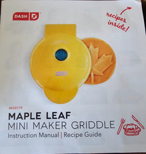 Dash Mini Maple Leaf Waffeleisen - Gelb K50779