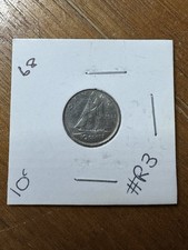 🟢 1974 CANADIAN TEN CENT COIN CANADA🟢 QUEEN ELIZABETH II  10 CENTS DIME #R3🟢