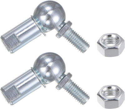 2pcs CS13 M8 Angle Ball Joint, M8x1.25 Right Hand Thread, A3-Steel Self-lubricat