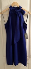Dark Blue Vince Camuto Bow Front Dress NWT *BENEFITS PET CHARITY*