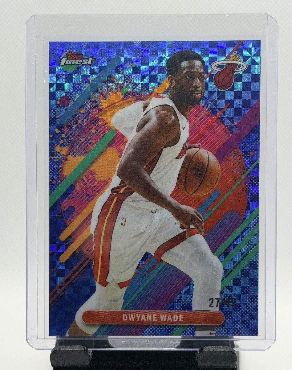 2025 Topps Finest Dwayne Wade Blue X-Factor /49 | eBay