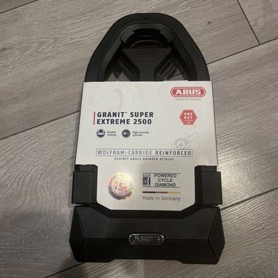 ABUS Granit Super Extreme 2500 Bügelschloss - Sold Secure Diamond 22-27mm Schäkel Neu