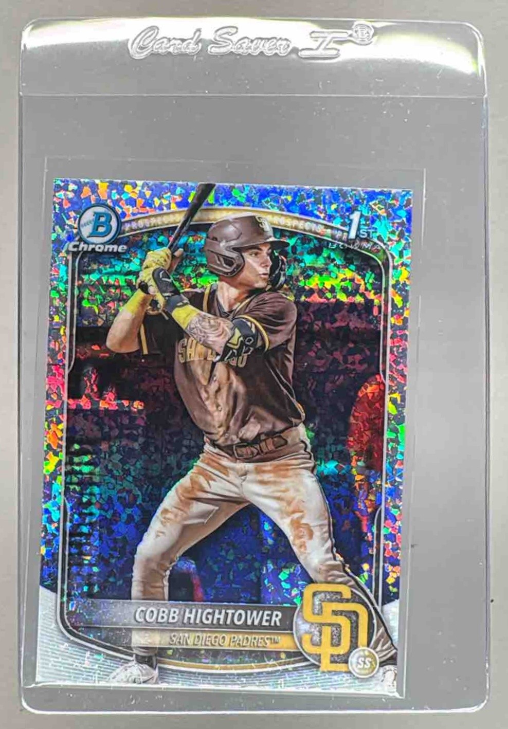 Cobb Hightower 2025 Bowman #BCP-104 Mini Diamond Refractor Chrome 1st RC