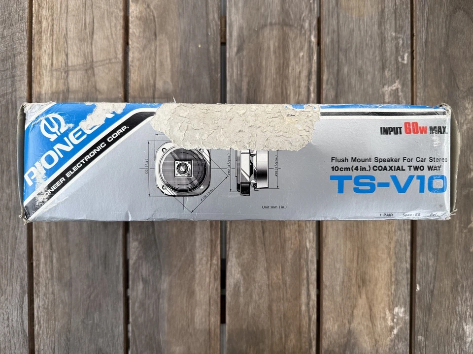 Pioneer TS-V10 Never Used Vintage Car Speakers - Image 3 of 4