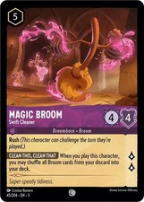 Magic Broom - Swift Cleaner 45/204 COLD FOIL Into the Inklands Disney Lorcana