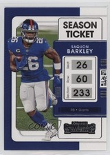 2021 Panini Contenders Saquon Barkley #74 0p6
