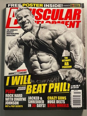 Antoine Vaillant Poster Jay Cutler Branch Warren Muscular  Development May 2013