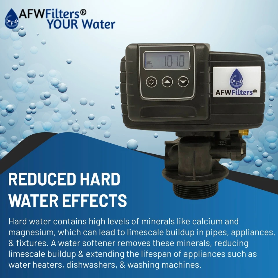 Descalcificador de agua digital para toda la casa 48k Fleck 5600SXT medido bajo demanda alta capacidad Foto 4 de 4