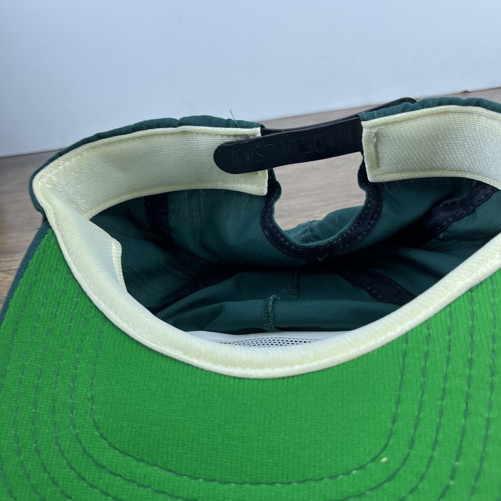 Green Trucker Hat Snapback Adjustable Baseball Ha… - image 10