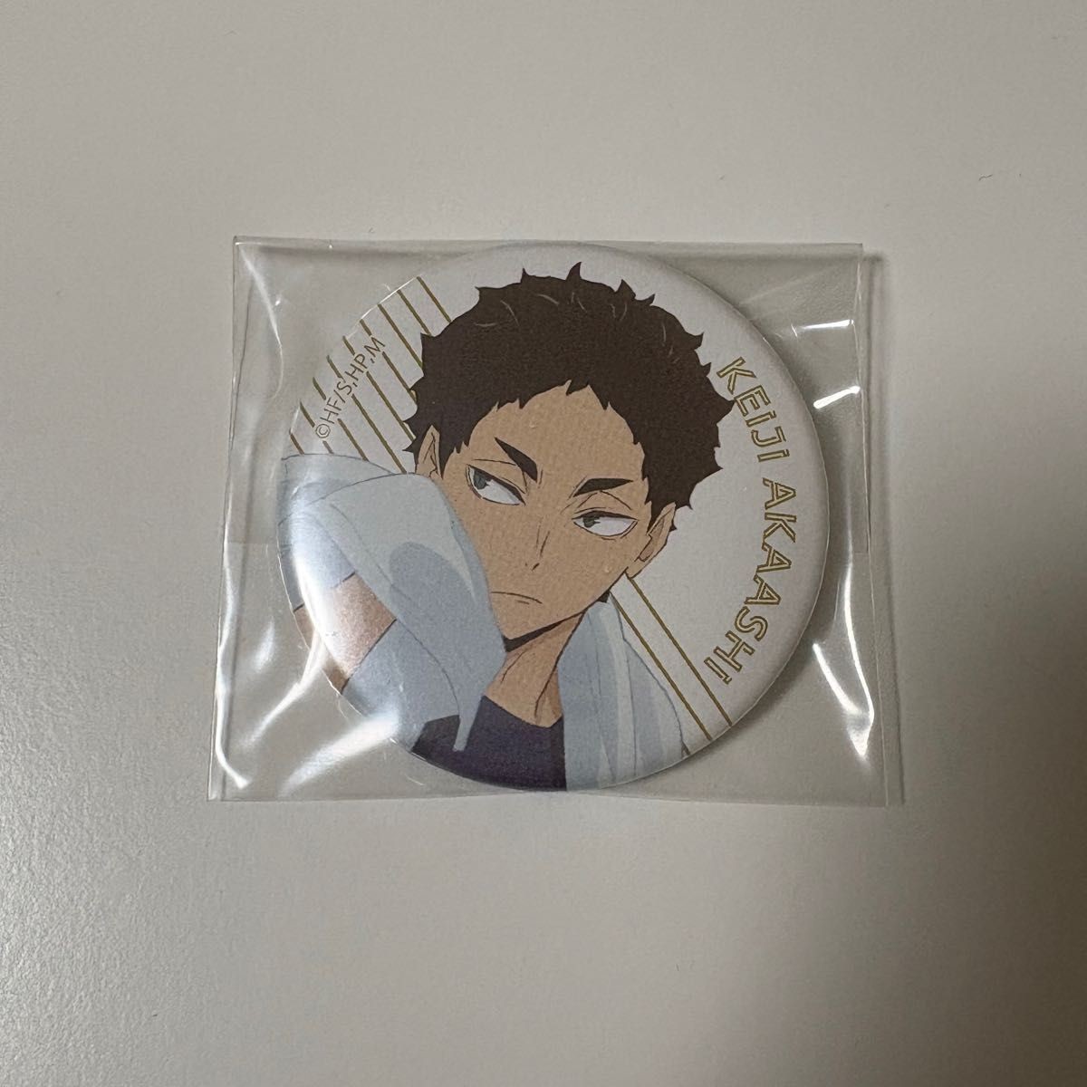 Kyouji Akaashi Can Badge Haikyuu!!, JP Character, Metal Pin, Opened for