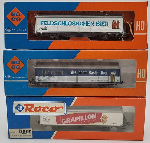 Roco escala HO SBB frigorífico car surtidos: 291031, 4340C, 4340F [3] EX/caja | Zustand: Used