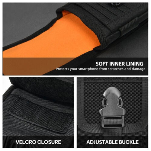 Universal Tactical Cell Phone Belt Pack Bag Molle Waist Pouch Holster Case New